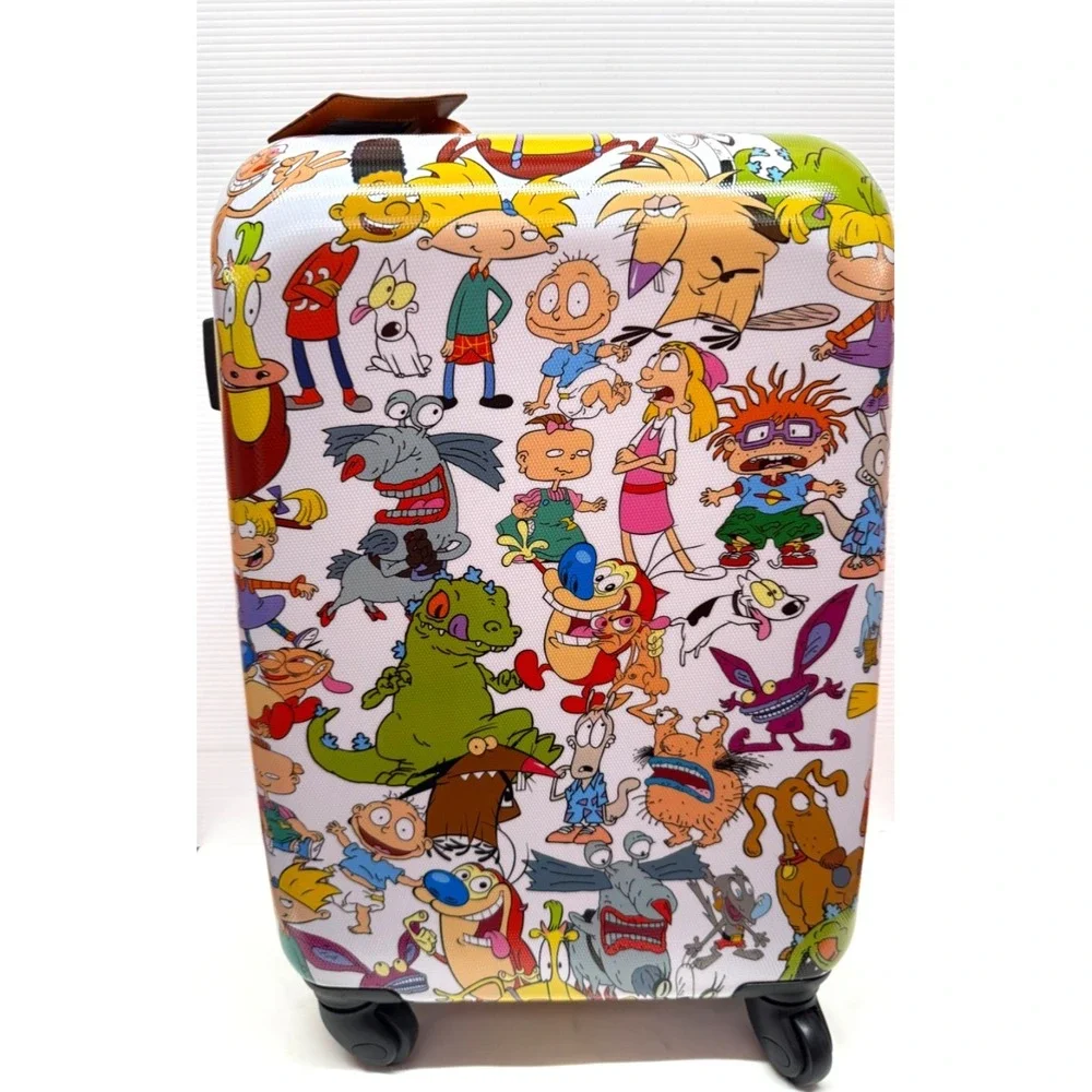 American Tourister Nickelodeon 90's Hardside Spinner CARRY ON Suitcase 20